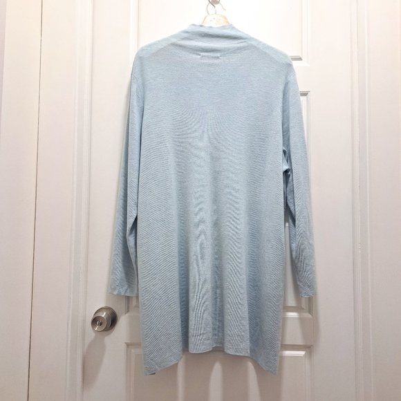 Eileen Fisher Merino Wool Mock Neck Tunic Sweater Size 2X - Picture 6 of 10